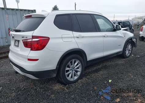 2015 BMW X3 xDrive28I из США, поврежденный, VIN 5UXWX9C51F0D60387